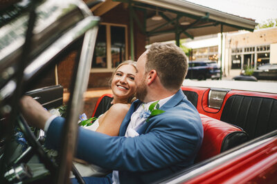 Wedding getaway convertible Raleigh