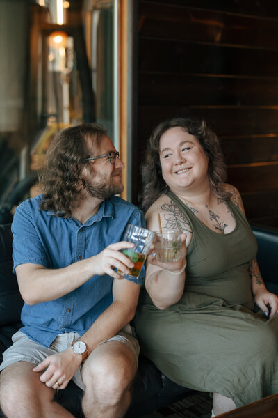 Seventh Son Brewery engagement session in Columbus Ohio