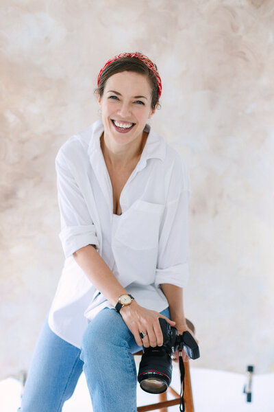 Abby Grace, Alexandria Photographer with new brand and headshot photographs by Lisa Scontras