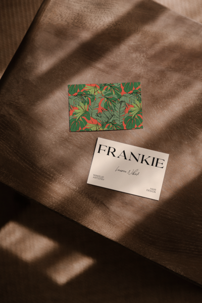 Frankie Key West business cards by Branding Bungalow