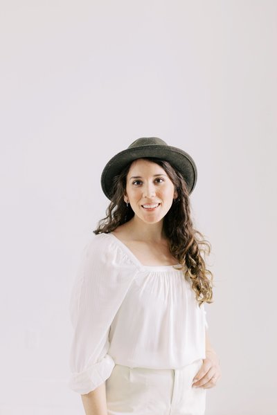 Bride and groom walk up memorial steps at their DC wedding