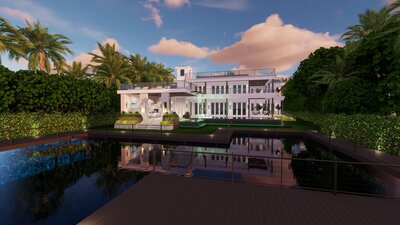 Ocean side paradise with rooftop lounge, infinity edge pool, and outdoor kitchen.