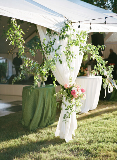 Tented wedding on a private estate in Alabama