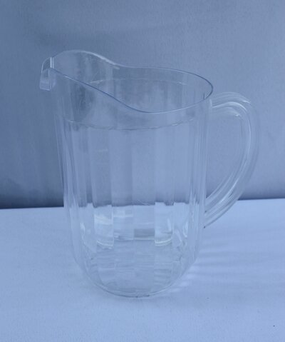 clear plastic juice pitcher (2)