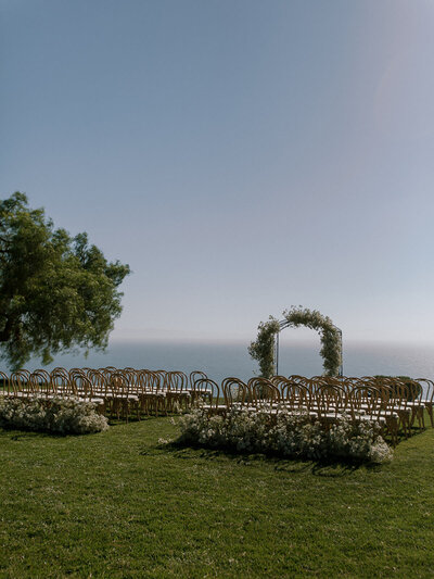 Ocean view wedding at Catalina View Gardens in Palos Verdes, California - 12