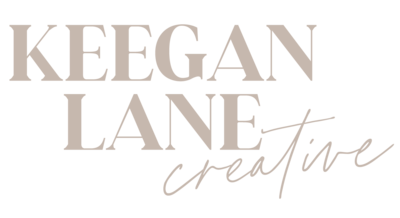 Keegan Lane Creative logo – custom wedding invitations and signage designer based in Sonoma County