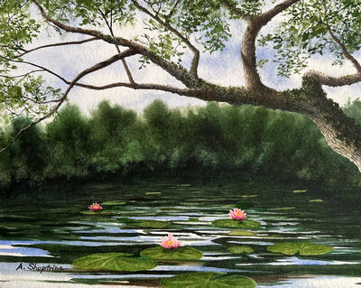 Edge of the Pond © Alan Shuptrine, Artist