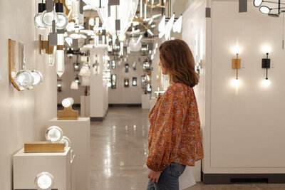 Top designer in Boston sources lighting, fixtures, and design elements from showrooms to ensure each interior design project is distinctive and unique.