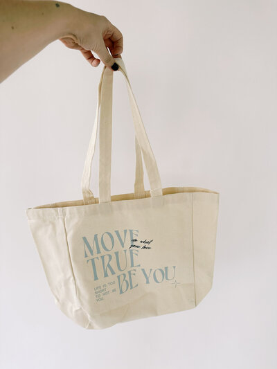 true40 canvas tote