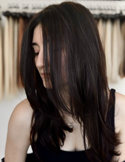 Chic hair and blowouts at NOVA Strands Plano Texas