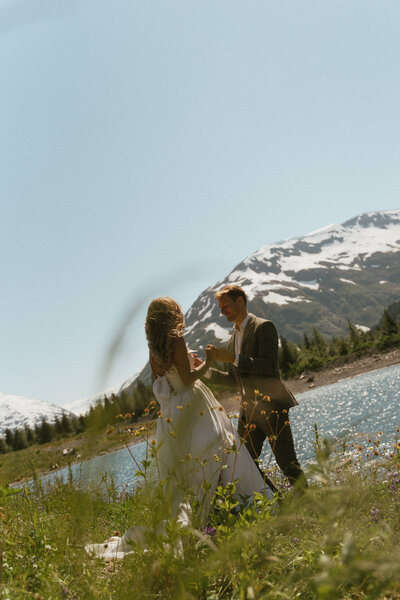 Alsaka elopement photos