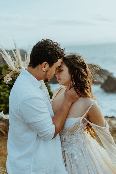 Couple elopes on the Oregon Coast