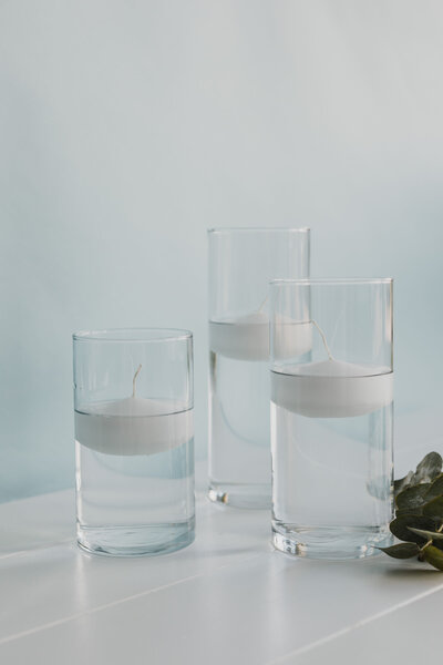 Clear Vases - Set of 3 