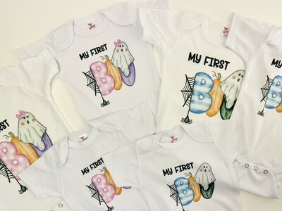 My first boo halloween onesie