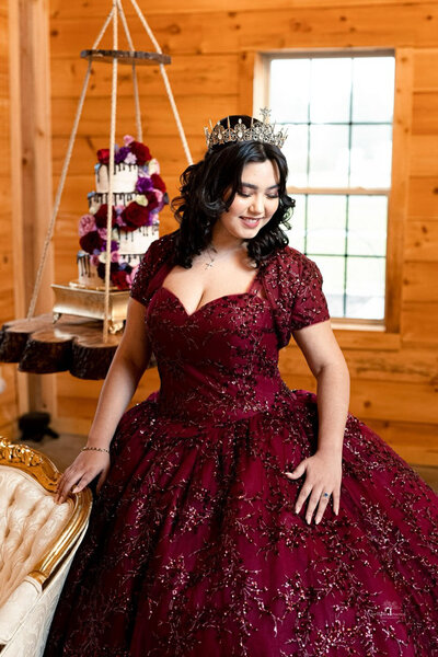 Quinceanera girl at social event planner Raleigh event