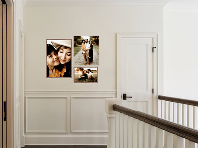 Wall collage of framed prints by Warner Robins GA Photographer
