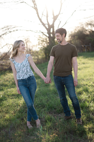Engagement photography session on Skyline Drive in Shenandoah Nation Park