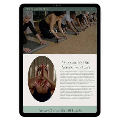 Radiant Design Studio's: Branding & Website Design for a Yoga Studio Project