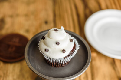 Gluten-free cupcake made by Mason Dixon Bakery