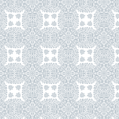 geometric Celtic inspired pattern in  an earthy pale blue and white available for licensing