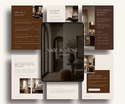 Interior designer pricing guide template 