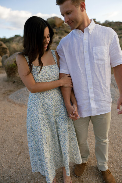 couple embracing