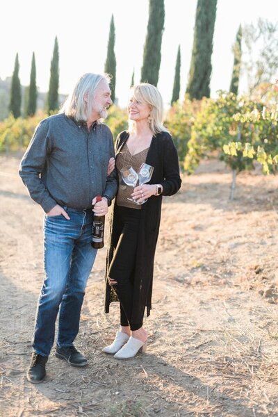 Romance at Winery