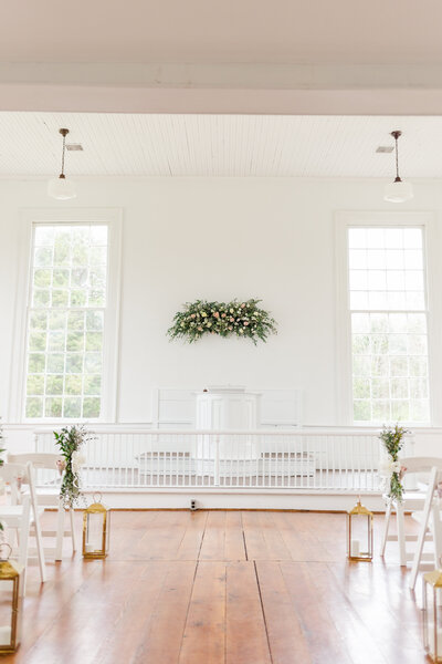 historic chapel ceremony