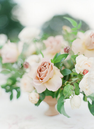 Photo of Floral Centerpiece for Wedding Reception Photo