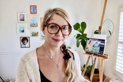 Wendy Anderson is a professional artist and paint nite host.