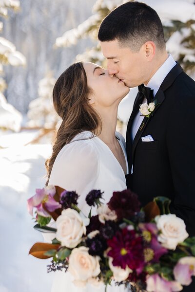 winter salt lake city wedding 