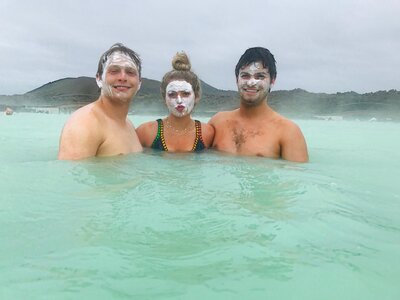 Bathing in Iceland’s Blue Lagoon