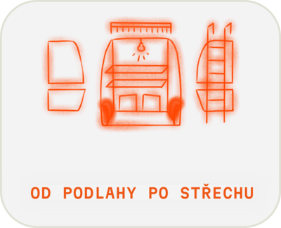 stylizovaná ilustrace vybavené dodávky