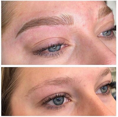 Connecticut microblading before and after