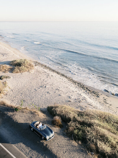 california elopement on the beach