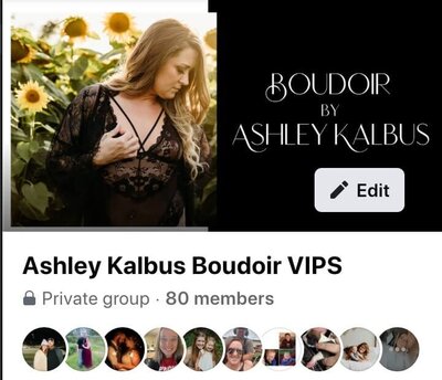 boudoir facebook group icon