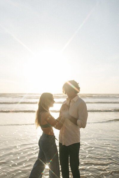 couple on the beach