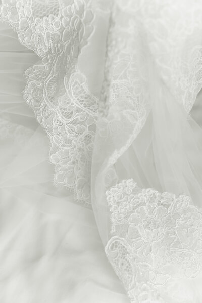 Beautiful black and white fine art image of Bride's veil on a private estate wedding day in Scotland, planned by one of the UK's best wedding planners, Laura McCranor Events. Image by multi-award winning luxury wedding photographer uk, Jill Cherry Porter.