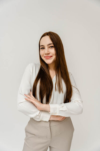 photo of a social media consultant for a personal branding photoshoot taken in baltimore studio