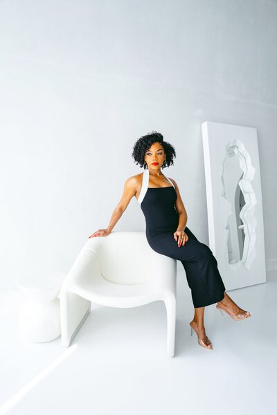 Britany Michelle White Chair