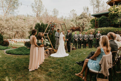 california wedding ceremony