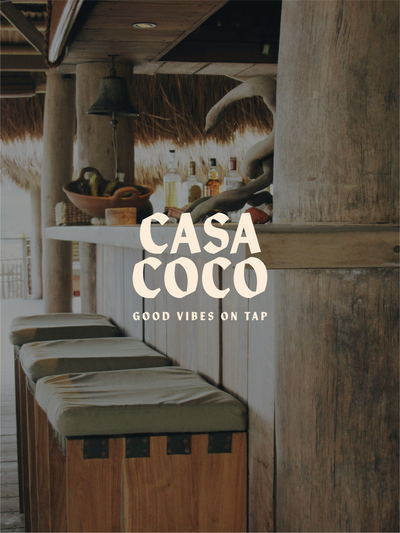 Logo mockup showing a custom logo system for a restaurant brand identity