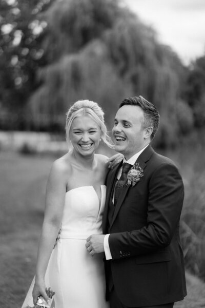 Barns & Yard Wedding Confetti Photo by Worcestershire Wedding Photographer