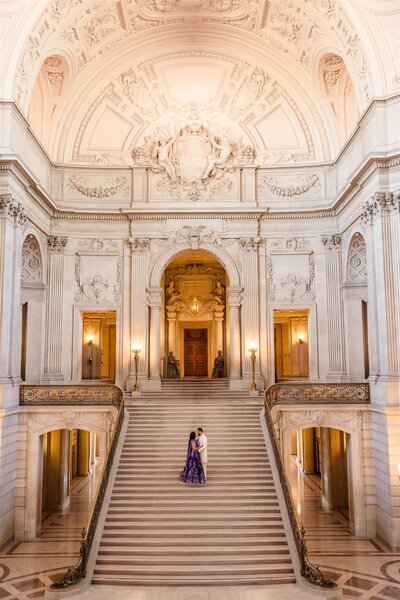 Engagement session photography at San Francisco CIty Hall in San Francisco