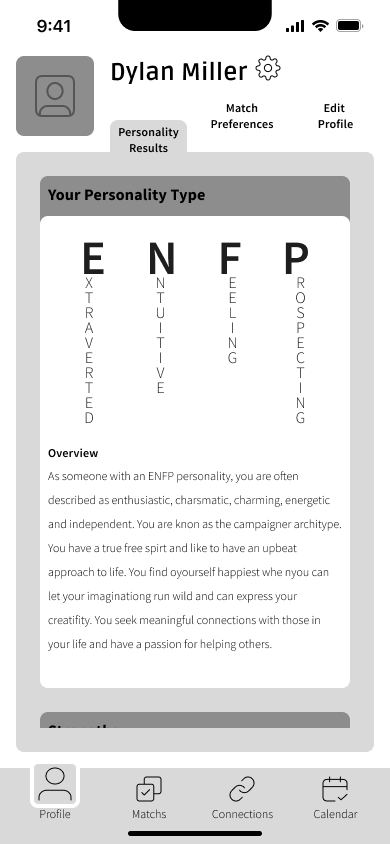 Personality Results V3