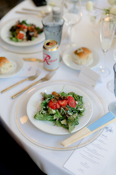 delicious food at the chateau lill