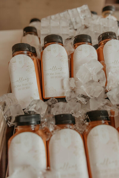 Drink stickers for doljabi planned by Fancy Chancey in San Diego CA