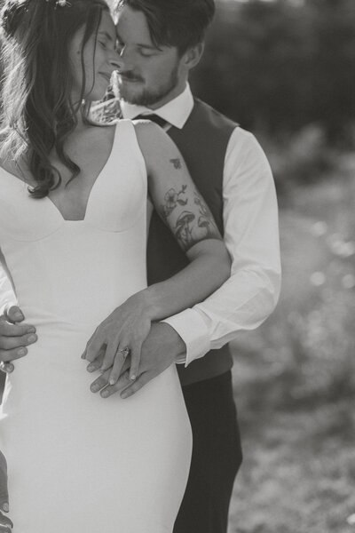KS Forbidden Plateau Wedding B&W-04451