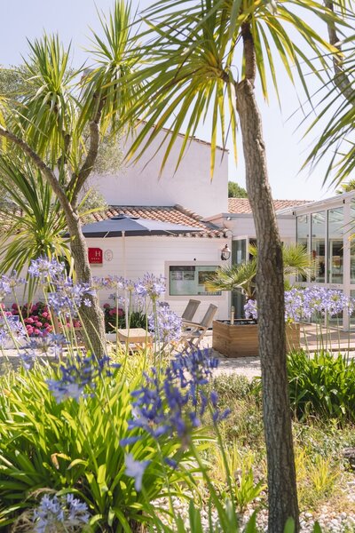 Accueil de l'hôtel Fleur de Sel à Noirmoutier