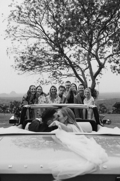 Sunshine Coast wedding photography capturing an intimate moment inside a Brisbane City Hall